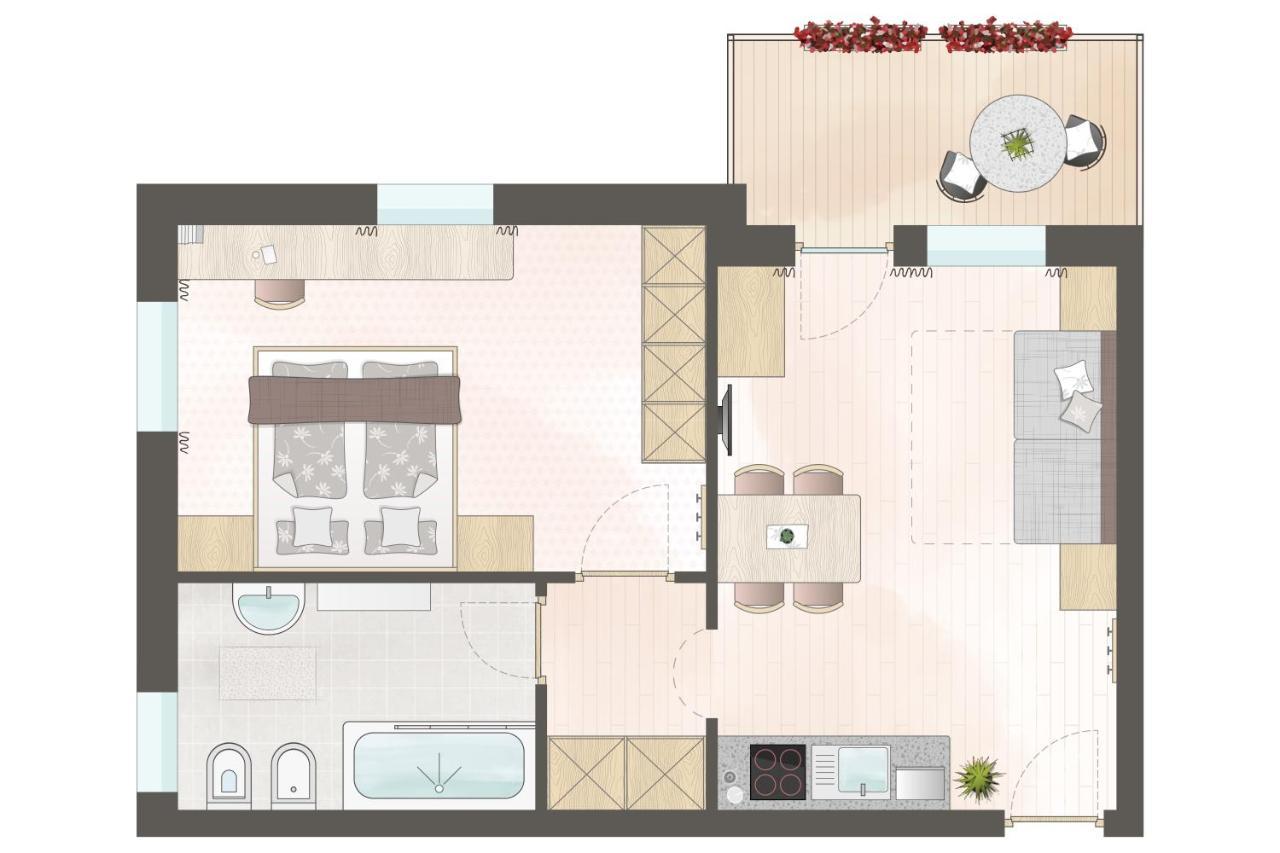 Residence Untermoarhof Брунико Екстериор снимка